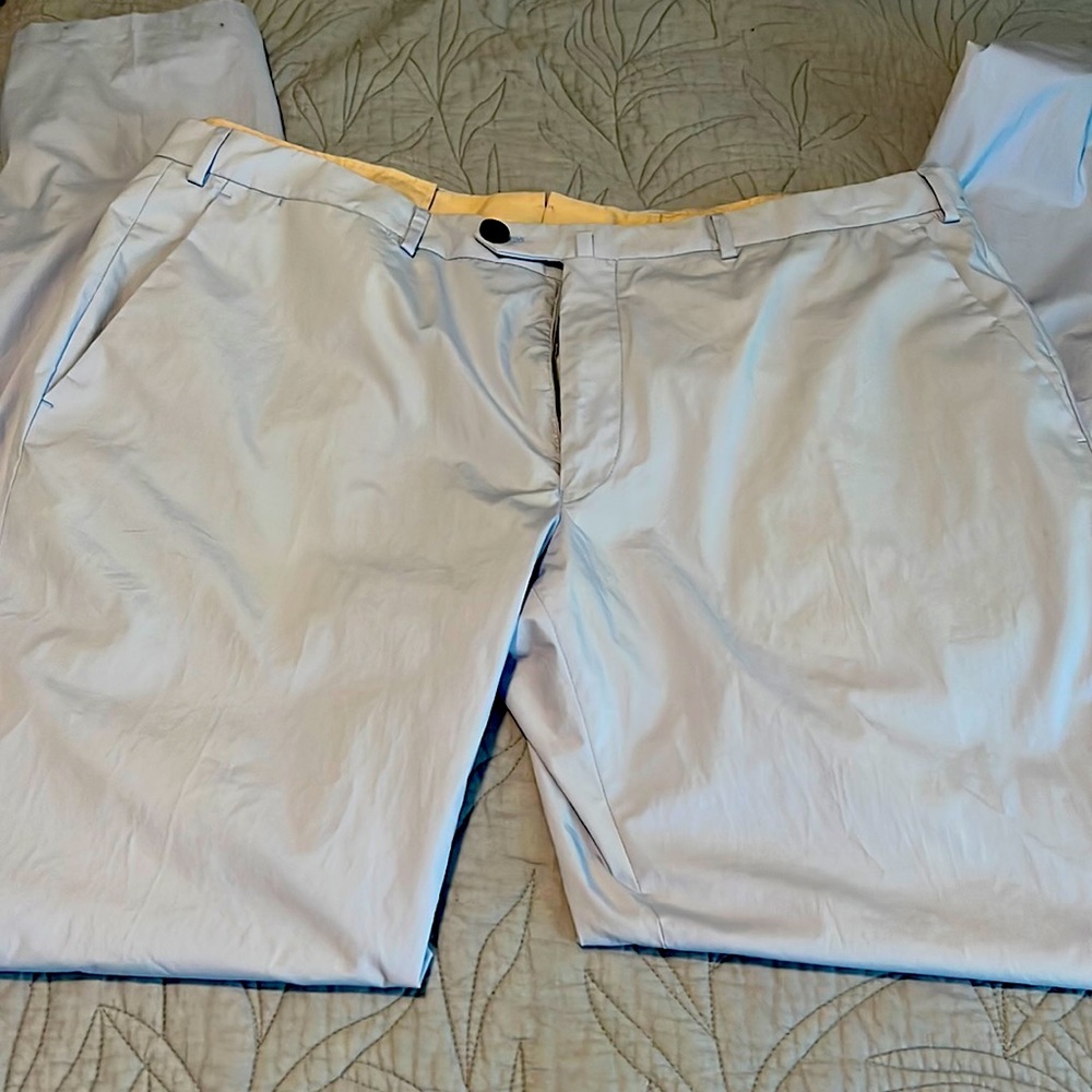 Mens light blue Armani casual pants. Size 40x 36